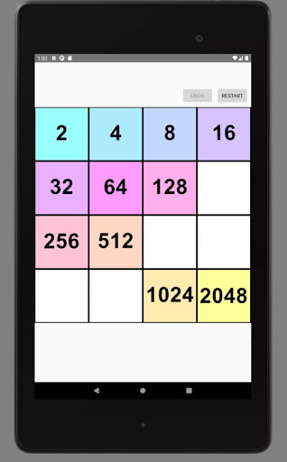 Very Simple 2048 Game Screen 3
