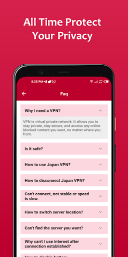 Japan Vpn Pro Screenshot