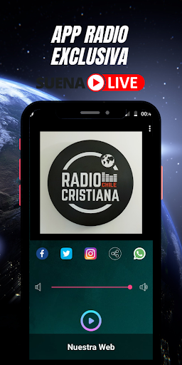 Android application Guerrero de fe radio screenshort