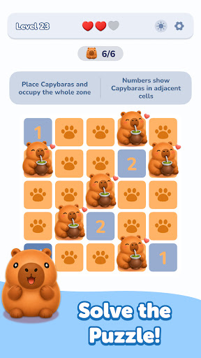 CapyZone - Akari Logic Puzzle screenshot