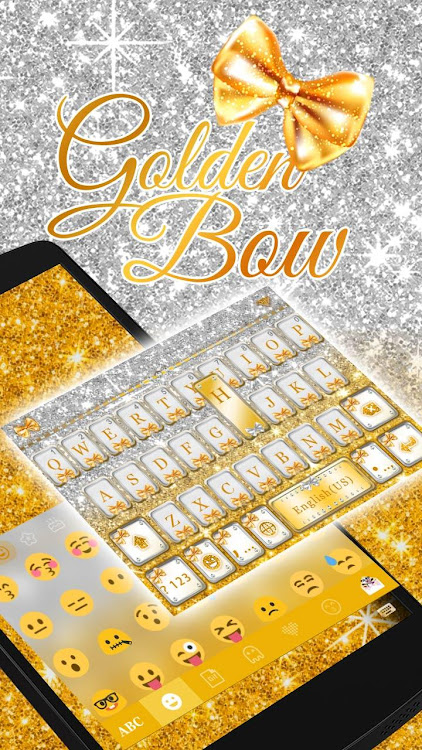 Golden Bow Keyboard Theme - 8.7.1_0706 - (Android)