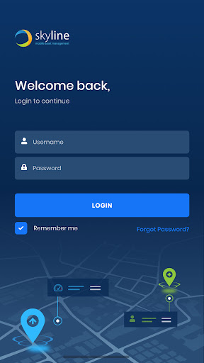 Android application Skyline Tracking Tool screenshort