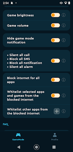 GameBoosterX - Game Mode PRO Screen 2