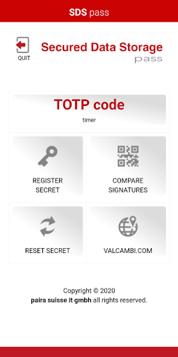 SDSpass Screen 2