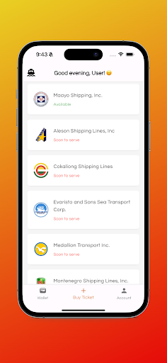 Android application Tripket PH screenshort