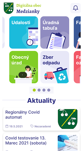 Android application Medzianky screenshort