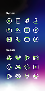 Aline Green Icon Pack APK (Исправленный/Полный) 4