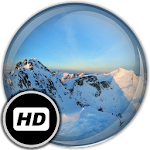 Panorama Wallpaper:Snowy Mntns Apk