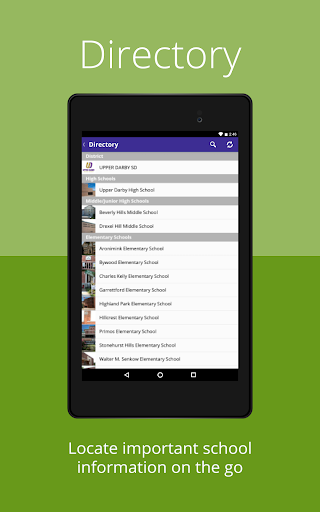 Upper Darby School District Screen 2