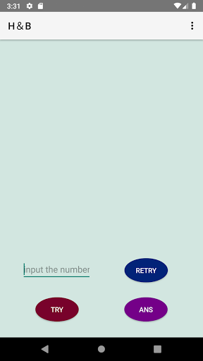 Android application H&B　 screenshort