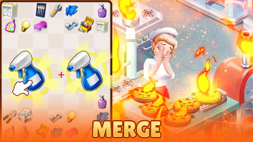 Merge Restaurant: Makeover - Simulation - games