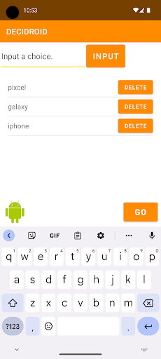 Decidroid: Your Best Buddy Screen 2