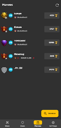 Clan War Report Screen 3