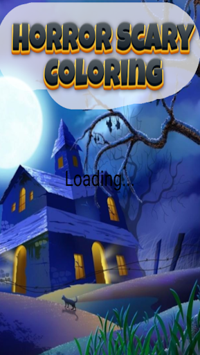 coloring scary horror Screen 2
