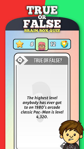 Android application Brain Box Quiz: True Or False screenshort