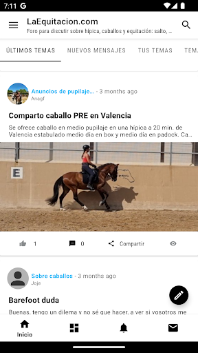 Android application Foro LaEquitacion.com screenshort