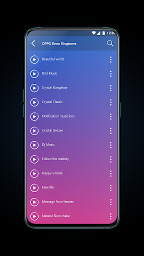 OPPO phone Ringtones Screen 3