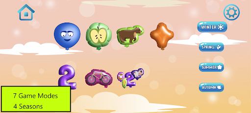 Balloons for Kids Pop Screen 2