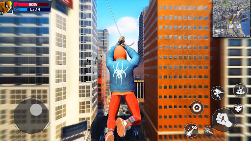 Android application Spider Hero:Super city hero G screenshort