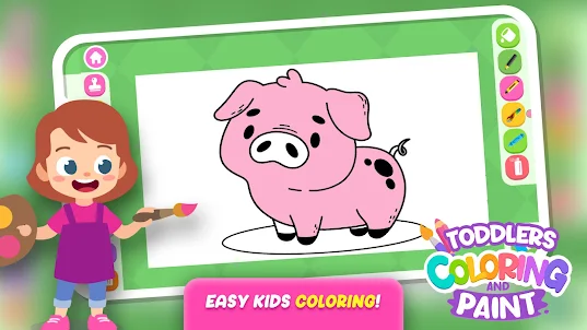 Toddlers Coloring Games Paint