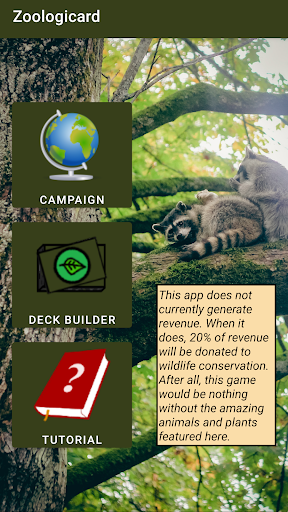 Android application Zoologicard screenshort
