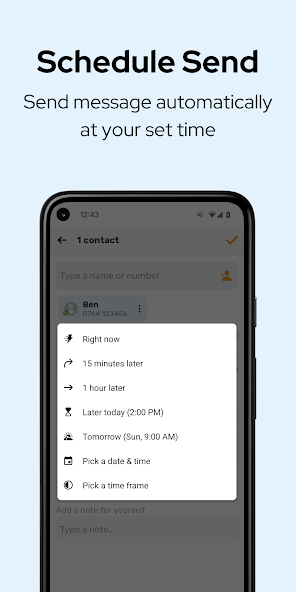 Auto Text: Automatic Message banner