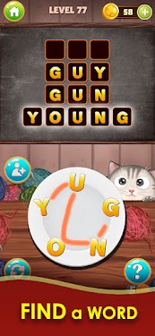 #4. CatWord: Search & Connect Words (Android) By: 1Race Games