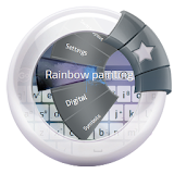 Rainbow painting GO Keyboard icon