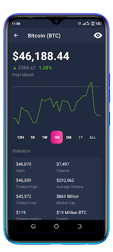 Crypto Tracker Screen 2