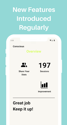 Conscious: Hypnosis Mobile App Screen 2