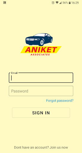 Android application Aniket Associates screenshort