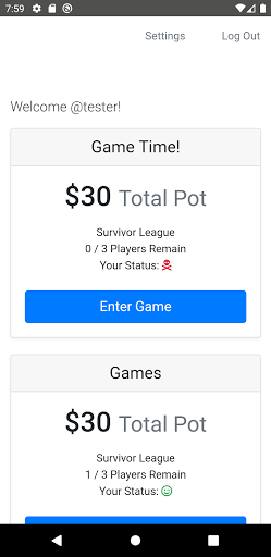 Android application Football Picks | Contender screenshort