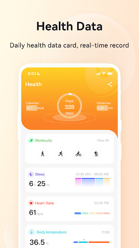 Android application Joeme Fit screenshort