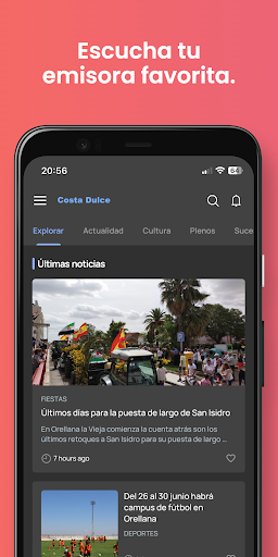 Android application Costa Dulce Radio screenshort