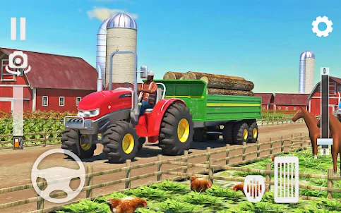 Traktor-Fahrspiel-Simulator