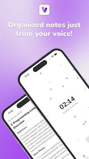 Android application Voxio: Audio to Formatted Text screenshort