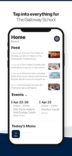 Android application The Galloway School screenshort