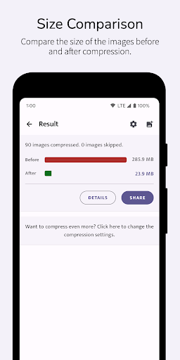 Screenshot of Photo Compress - Image Resize