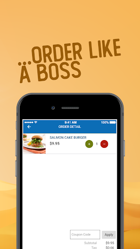 Android application Vicentes Cafe screenshort