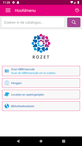 Android application Rozet Bibliotheek screenshort