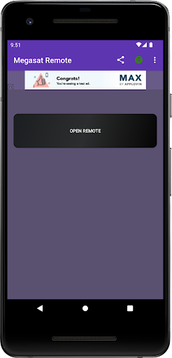 Android application Remote for Megasat 720Hd screenshort