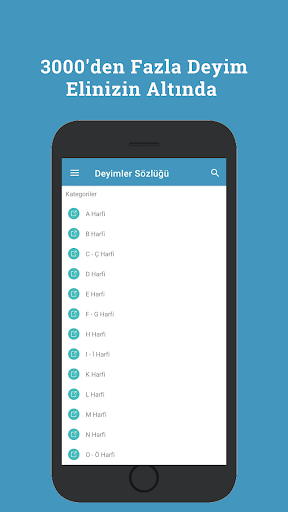 Deyimler Sözlüğü, 3000 + Deyim Screen 2