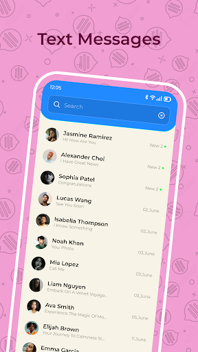 Android application Messages screenshort