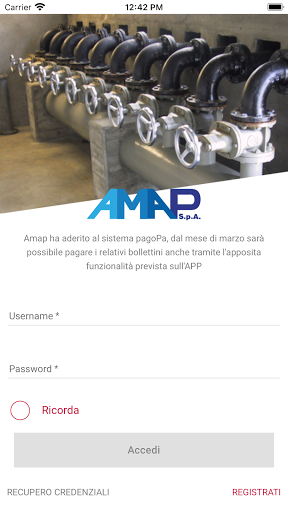 MyAMAP Screen 2