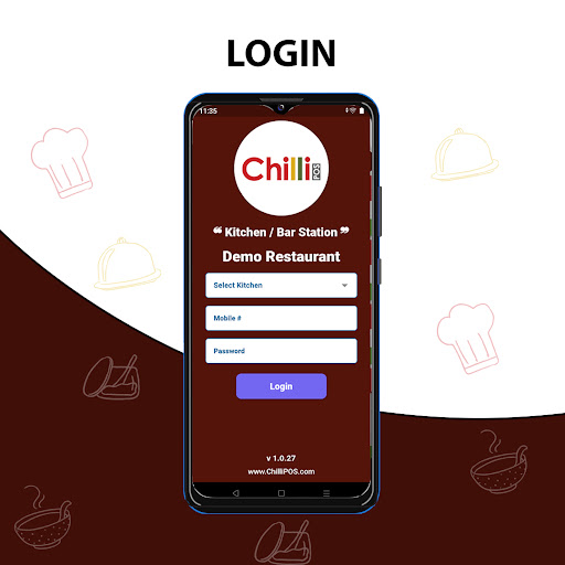 Android application ChilliPOS Kitchen screenshort
