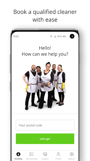 Android application Batmaid - Home cleaning screenshort