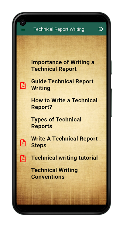 Technical Report Writing - 2.0.0 - (Android)