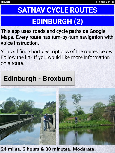 Satnav CycleRoutes-Edinburgh 2 Screen 2