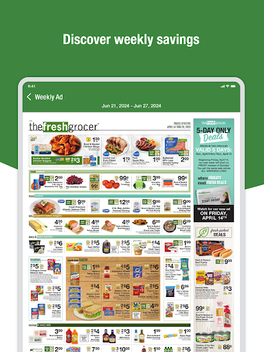 Screenshot of The Fresh Grocer: Shop & Save