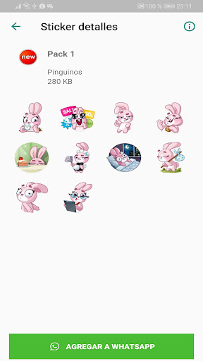 Rabbits Stickers WAStickersApp